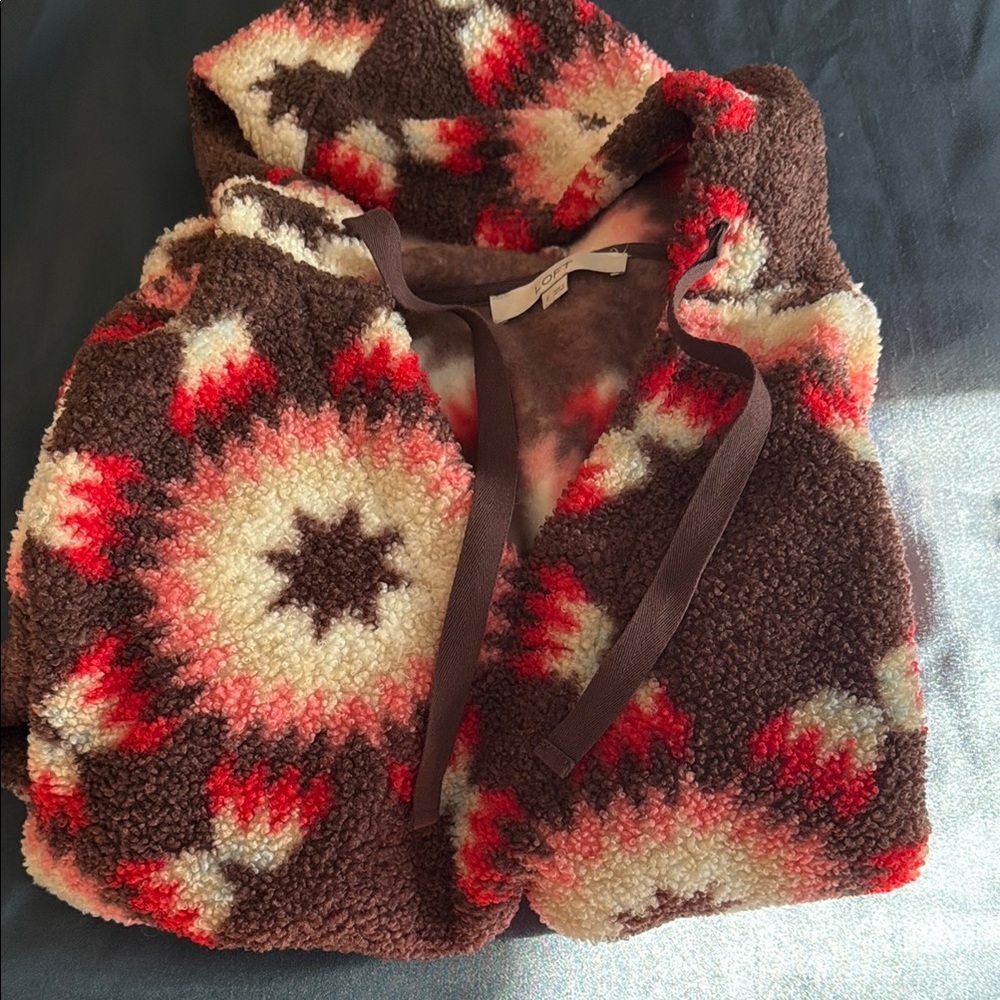 LOFT Multicolor Patterned Hoodie - Picture 2 of 3